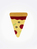 EatMySocks Napoli Pizza Unisex Crew-Socken Beige, Kamelfarben, Rot 1 Paar(e)