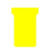 Nobo Fiches T imprimables indice 2 coloris jaune - x20 feuilles