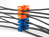 DeLOCK 66255 Kabel-Organizer Universal Kabelhalter Orange