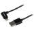 StarTech.com Cable Lightning de 8 Pin Acodado a la Derecha de 2m USB 2.0 para Apple iPod iPhone 5 iPad - Negro