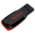SanDisk Cruzer Blade USB flash meghajtó 64 GB USB A típus 2.0 Fekete, Vörös