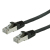 VALUE S/FTP Patch Cord Cat.6, halogen-free, black, 3m cavo di rete Nero