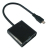 Value 12.99.3118 video átalakító kábel 0,15 M VGA (D-Sub) HDMI D-típus (Micro) Fekete
