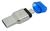 Kingston Technology MobileLite Duo 3C kártyaolvasó USB 3.2 Gen 1 (3.1 Gen 1) Type-A/Type-C Kék, Ezüst