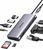 Ugreen 80133 hálózati csatlakozó USB 3.2 Gen 1 (3.1 Gen 1) Type-C 5000 Mbit/s Szürke