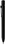 Faber-Castell 144187 balpen Zwart Intrekbare balpen met klembevestiging