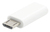 ProXtend USBMICROBA-USBCW cambiador de género para cable USB Micro B USB C Blanco