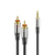 sonero S-AC600-020 cable de audio 2 m 3,5mm 2 x RCA Negro