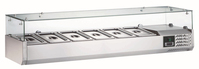 SARO Aufsatzkühlvitrine Modell EVRX 1600/380 - Material: (Gehäuse) Edelstahl;