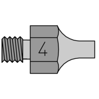 Weller Saugdüse Serie DS, Außen-Ø 3,3 mm, Innen-Ø 1,8 mm, DS 114