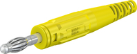 4 mm Axialstecker gelb L-409