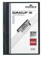 Durable DURACLIP� 30 A4 Clip Folder - Dark Green - Pack of 25