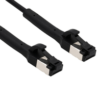 FTP CAT8.1 40 Flexline Gigabit Netwerkkabel - CU - Buigbare connector - 5 meter - Zwart