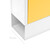 Briefkasten in Weiß-Gelb - (B)36 x (H)30 x (T)10 cm 10017418_360