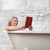 Relaxdays Sauggriff ausziehbar, Bad Haltegriff für Dusche & Badewanne, 70 kg, für Senioren, Wand, Vakuum Saugheber, weiß