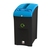 Mini Envirobin with Confidential Waste Aperture - 55 Litre - RSJ Green