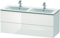 DURAVIT LC625802222 Waschtischunterbau L-CUBE 1290 x 481 x 555 mm weiß hochglan