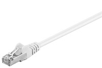 CAT 5e Patchkabel, F/UTP, weiß, 20 m - Kupferkaschierter Aluminiumleiter (CCA)