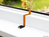 SAT Fensterdurchführung High-Quality, Gesamtlänge inkl. Stecker 53,5cm, flexible Länge 44,5cm, trans