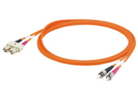 LWL-Kabel, SC auf ST, 10 m, OM2, Multimode 50 µm