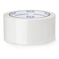 Low-noise PP Packband RAJA, transparent 50mm x 66m, Folienstärke 28µ