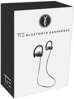 Tie Studio Bluetooth 4.1 Sport Sport In Ear fejhallgató Bluetooth® Fekete Headset, Hangerő szabályozás, Izzadásálló