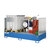 Cubeta colectora de acero para contenedores depósito IBC / KTC, L x A x H 2650 x 1300 x 435 mm, volumen de recogida 1000 l, pintado en azul RAL 5012.