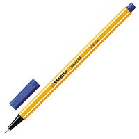 Point 88® Bolígrafo fineliner, punta fina de 0,4 mm, cuerpo naranja de polipropileno, tinta azul