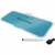 Desktop-Memoboard Cosy Sicherheitsglas 460x140x60mm blau