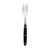 Steak Fork with Black Handle - Stainless Steel 18/0 - Pack Quantity 12 - 100mm