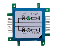 ALLNET Brick'R'knowledge Dual-LED auf Masse, Grün / Blau / Signal durchverbunden