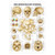 Schädel und Schädelknochen Mini-Poster Anatomie 34x24 cm medizinische Lehrmittel, Nicht Laminiert