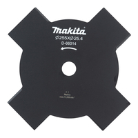 MAKITA D-66014 - 4-Zahn-Schlagmesser passend für Akku-Freischneider (Bohrung 25,4 mm | Durchmesser 255 mm)