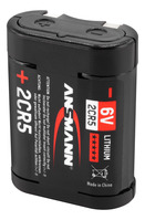 ANSMANN Lithium Batterie 2CR5 / 6V Li Fotobatterie mit langer Haltbarkeit / Temp