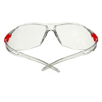 3M™ SecureFit™ 500 Schutzbrille, transparente/rote Bügel, Scotchgard™ Anti-Fog-/Antikratz-Beschichtung (K&N), transparente Scheibe, SF501SGAF-RED-EU