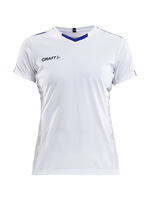 Craft Tshirt Progress Jersey Contrast W L White/Club Cobolt