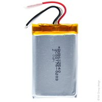 Batterie(s) Batterie Li-Po 1S1P ICP622540PMT+ PCM UN38.3 3.7V 550mAh fils