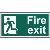 Fire Exit (Man Left) Sign