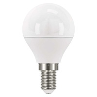 EMOS LED fényforrás kisgömb E14 6W természetes fehér (ZQ1221)