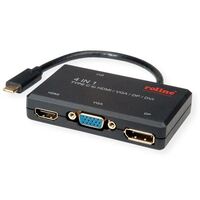Roline USB Type-C - VGA / HDMI / DP adapter (12.03.3138-20)