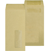 Pocket Envelope DL Self Seal Window 80gsm Manilla (Pack 1000) - D25311