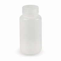 250ml LLG-Botella de boca ancha HDPE redonda