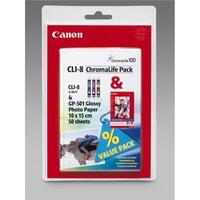 Canon cli-8 Tinte Multipack c,m,y für IP-4200, 5200, MP-500, 800