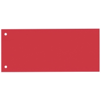 Bene karton 1/3 elválasztólap, 100 × 240 mm, piros, 100 darab/csomag
