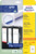 Ordner-Etiketten, A4 mit ultragrip, 38 x 192 mm, 30 Bogen/210 Etiketten, weiß