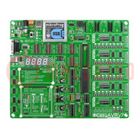 Dev.kit: Microchip AVR; AT90,ATMEGA,ATTINY; Add-on connectors: 3