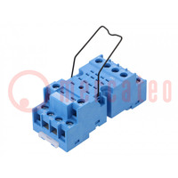 Socket; 85.02,85.04,85.34; op DIN-rail; Serie: 85.34