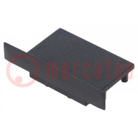 Cap for LED profiles; black; 2pcs; ABS; VARIO30-07