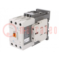 Contactor: 3-pole; NO x3; Auxiliary contacts: NO + NC; 24VDC; 50A