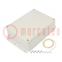 Enclosure: multipurpose; X: 125mm; Y: 165mm; Z: 55mm; Ritec; IP65